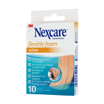 Bande de pansement NEXCARE FLEXIBLE FOAM ACTIVE 3 M 10X6 cm