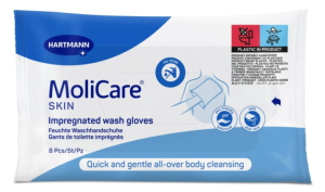 GANT DE TOILETTE IMPRÉGNÉ HARTMANN MOLICARE SKIN