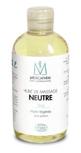 HUILE DE MASSAGE VÉGÉTALE NEUTRE MEDICAFARM 250 ML