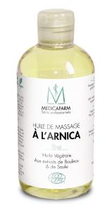 HUILE DE MASSAGE VÉGÉTALE À L'ARNICA MEDICAFARM 250 ML